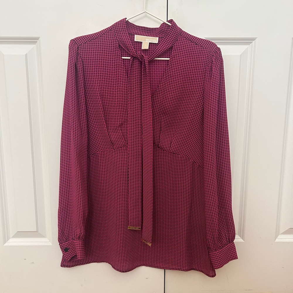 Michael Kors Patterned Blouse